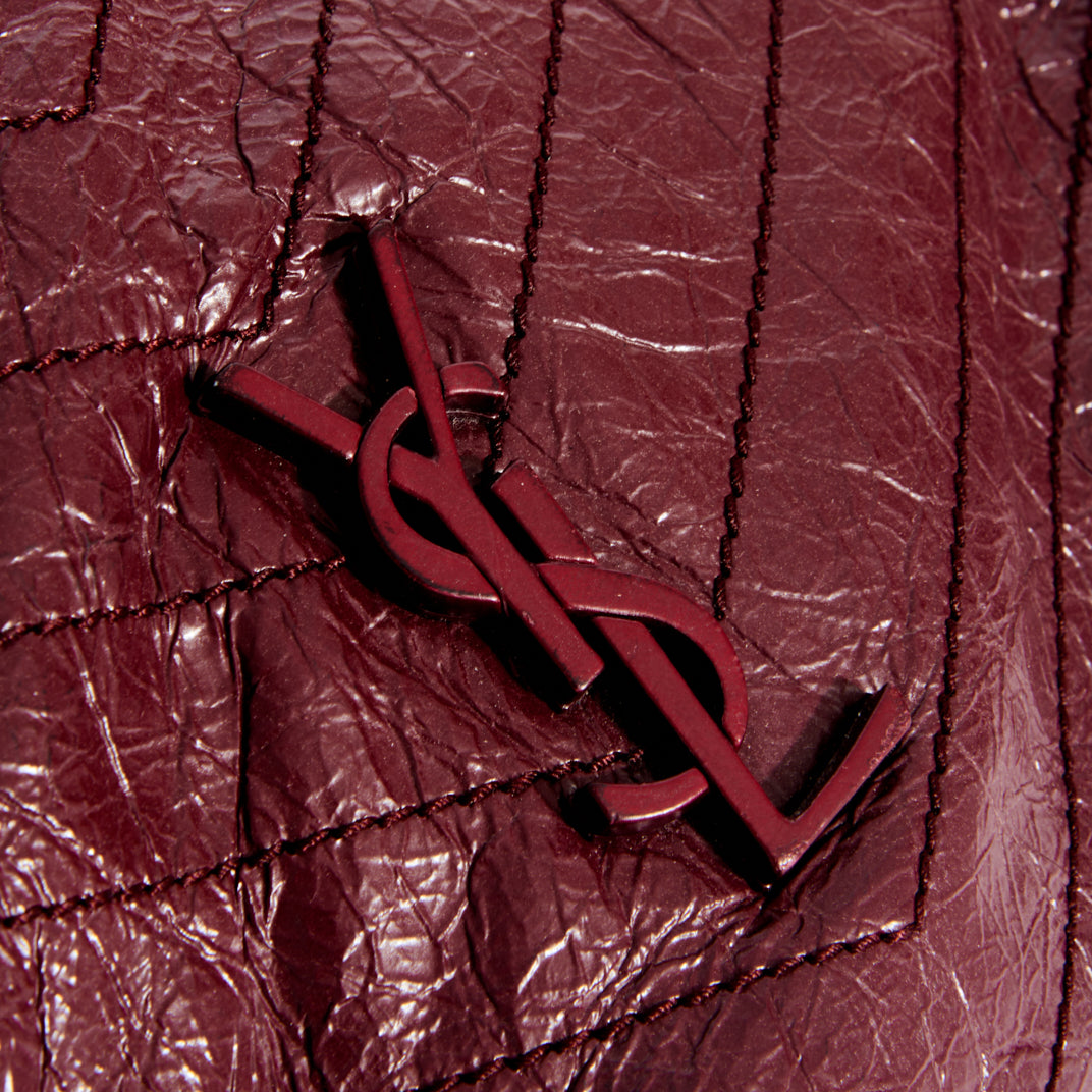 Niki Shopper Tote in Burgundy