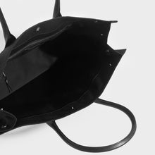 Load image into Gallery viewer, SAINT LAURENT Rive Gauche Leather and Raffia Tote Bag