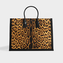 Load image into Gallery viewer, SAINT LAURENT Rive Gauche Tote Bag in Leopard Print [ReSale]