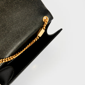 SAINT LAURENT Small Kate Shoulder Bag in Black