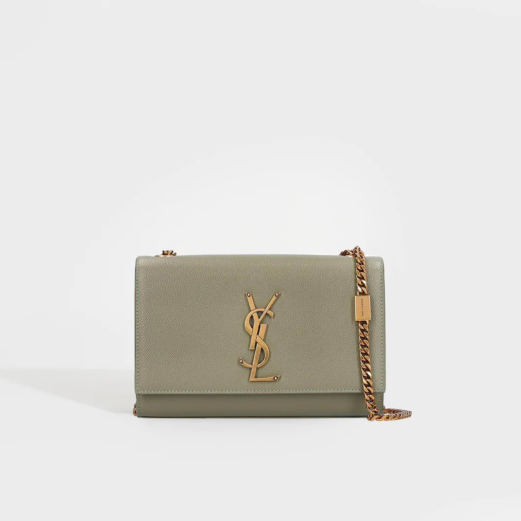 Small Kate Shoulder Bag in Light Sage