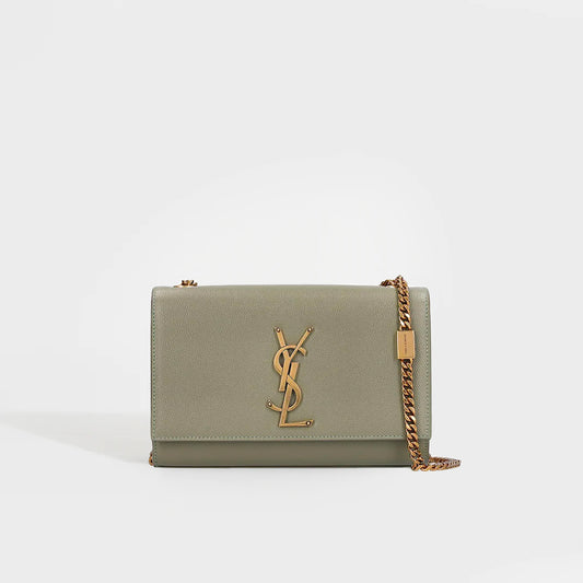 Small Kate Shoulder Bag in Light Sage