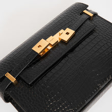 Load image into Gallery viewer, SAINT LAURENT Small Manhattan Embossed Leather Bag in Black