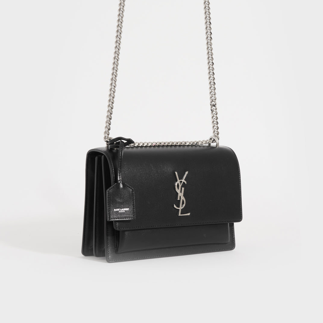 Saint Laurent Sunset Medium Leather Shoulder Bag | Cocoon