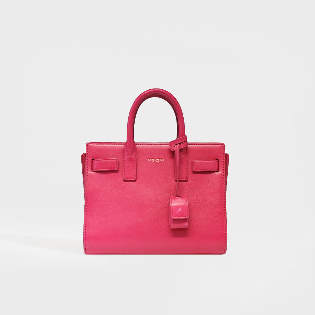 SAINT LAURENT Sac de Jour Nano Shoulder Bag in Pink [ReSale]