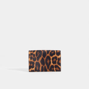 Rear of SAINT LAURENT Monogramme Kate leopard-print calf hair shoulder bag