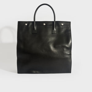 Rive gauche large tote store bag in smooth leather