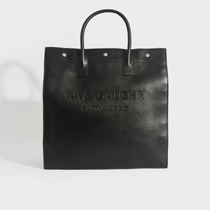 RIVE GAUCHE NORTH/SOUTH TOTE BAG IN SMOOTH LEATHER, Saint Laurent