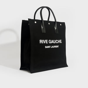 Rive Gauche-print canvas tote bag | Saint Laurent