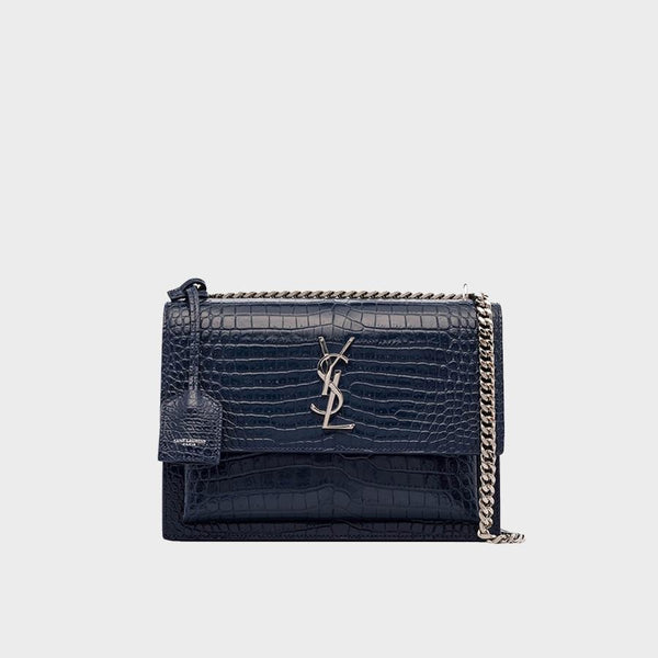 Ysl clearance navy clutch