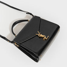 Load image into Gallery viewer, SAINT LAURENT Medium Cassandra Croc-effect Bag in Black