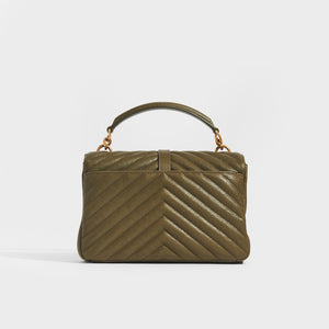 Ysl college bag 2025 green