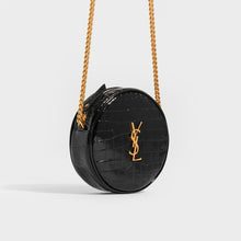 Load image into Gallery viewer, SAINT LAURENT Vinyle Round Camera bag in Black