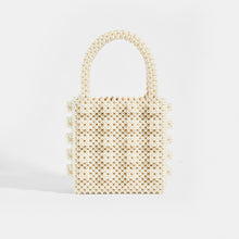 Load image into Gallery viewer, SHRIMPS Antonia Pearl Beaded Top Handle Bag in Cream