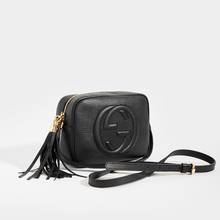 Load image into Gallery viewer, GUCCI Soho Small Leather Disco Bag in Black Leather