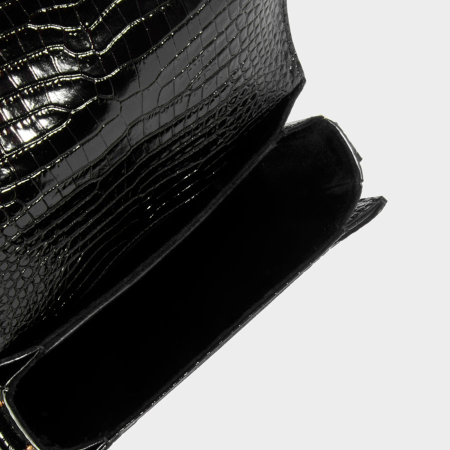 Saint Laurent Le 61 Framed Small Saddle Bag COCOON