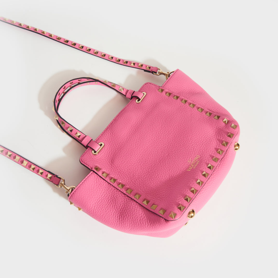 Valentino, Bags, Classic Pink Valentino Rockstud Tote Bag