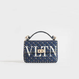 Valentino Garavani Rockstud Spike Medium Quilted Top-Handle Bag