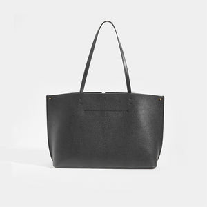Rear of VALENTINO Garavani Fill Me Tote in Black Leather