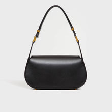 Load image into Gallery viewer, VALENTINO Medium V-Logo Chain Leather Shoulder Bag in Black