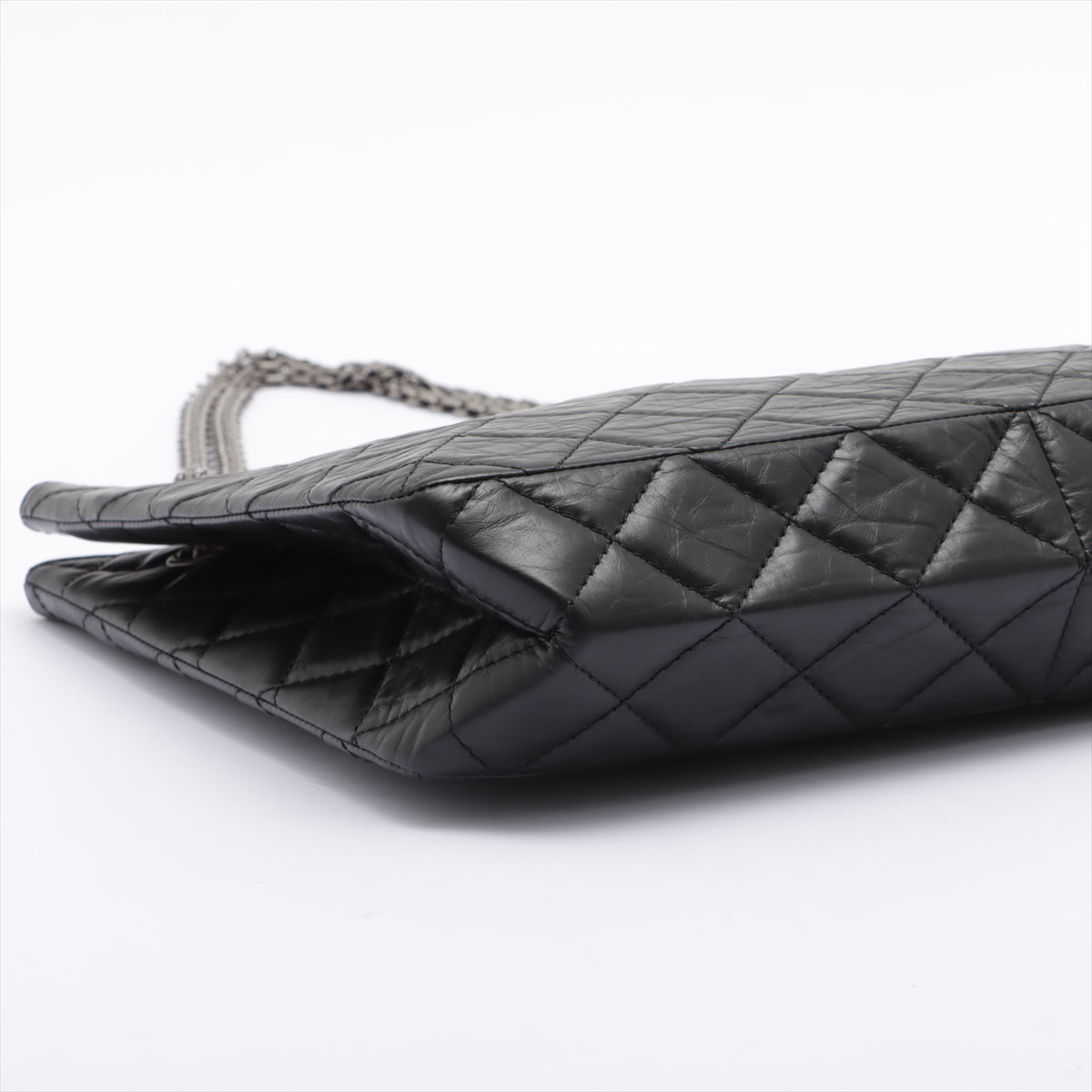 Chanel mini 2.55 Black Leather ref.238097