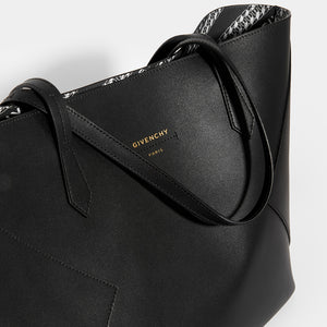GIVENCHY Wing Shopper Bag in Black Leather